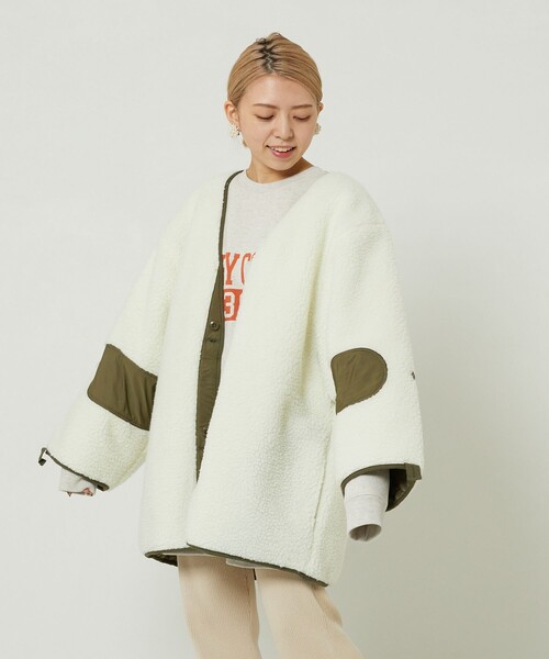 WEEKEND(ER)(ウィークエンダー)の「WEEKEND(ER)/ウィークエンダー M-51 LINNER DAN-TEN(ブルゾン・メンズ・ブラック/ナチュラル・ONE SIZE)」の2枚目の写真
