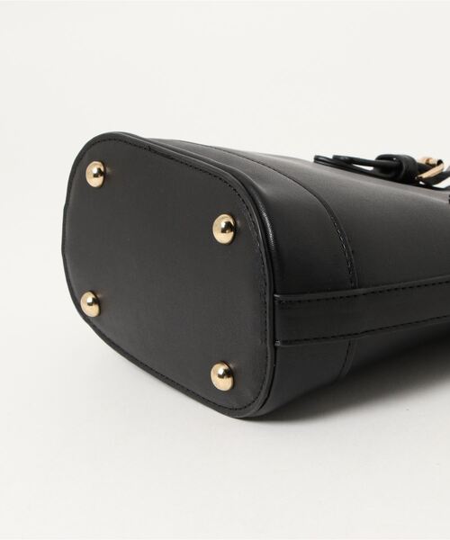 ems excite(エムズエキサイト)の「パイピングハンドバッグ(ハンドバッグ・レディース・ブラック/アイボリー/ボルドー・FREE)」の5枚目の写真