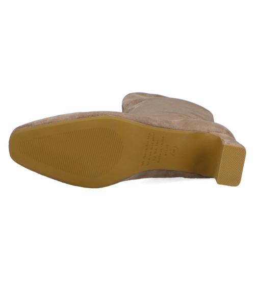 ORiental TRaffic（オリエンタルトラフィック）の「センターシームニーハイロングブーツ/11508（ブーツ・レディース・ブラック/ベージュ/ホワイト・S/M/L/LL/SS/3L）」の9枚目の写真