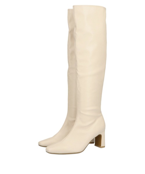 ORiental TRaffic（オリエンタルトラフィック）の「センターシームニーハイロングブーツ/11508（ブーツ・レディース・ブラック/ベージュ/ホワイト・S/M/L/LL/SS/3L）」の14枚目の写真