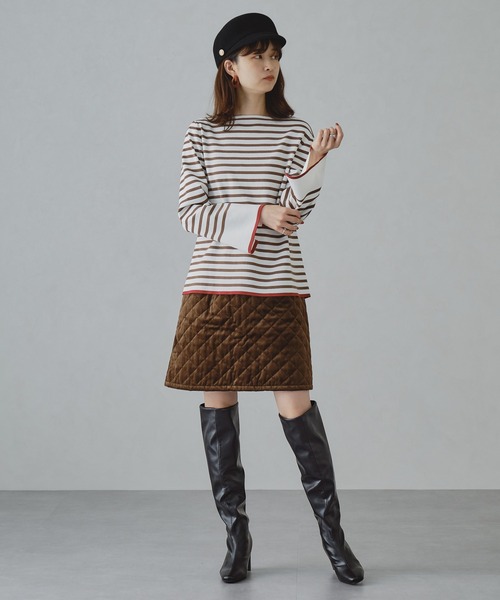 ORiental TRaffic（オリエンタルトラフィック）の「センターシームニーハイロングブーツ/11508（ブーツ・レディース・ブラック/ベージュ/ホワイト・S/M/L/LL/SS/3L）」の17枚目の写真