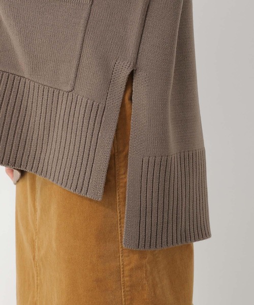 LEPSIM（レプシィム）の「7ゲージケアニットカーディガン　952519（カーディガン/ボレロ・レディース・ブラウン/グレー/レッド/グリーン/グレイッシュベージュ/ブラック/ブルー・FREE）」の9枚目の写真