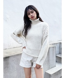 ENVYM | ローゲージスウィッチングニット(ニット/セーター)