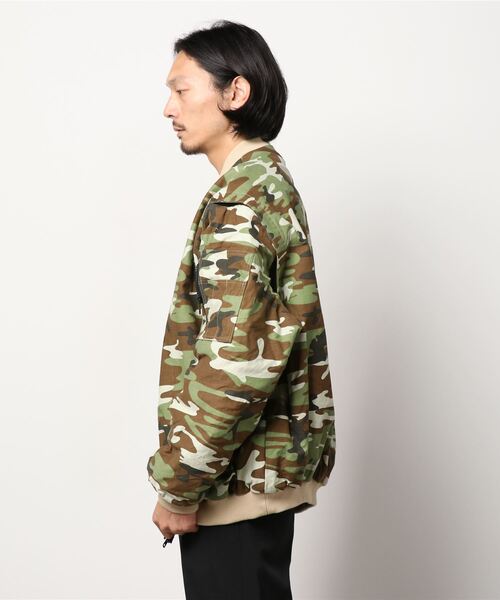 ESSAY（エッセイ）の「ESSAY /エッセイ/CAMO MA-1（ミリタリージャケット・メンズ・その他・FREE）」の2枚目の写真
