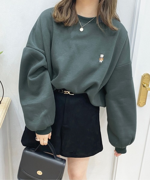 OY クマ刺繍 グレー スウェット サイズ2 OY クマ刺繍 グレー スウェット サイズ2 OY クマ刺繍 グレー