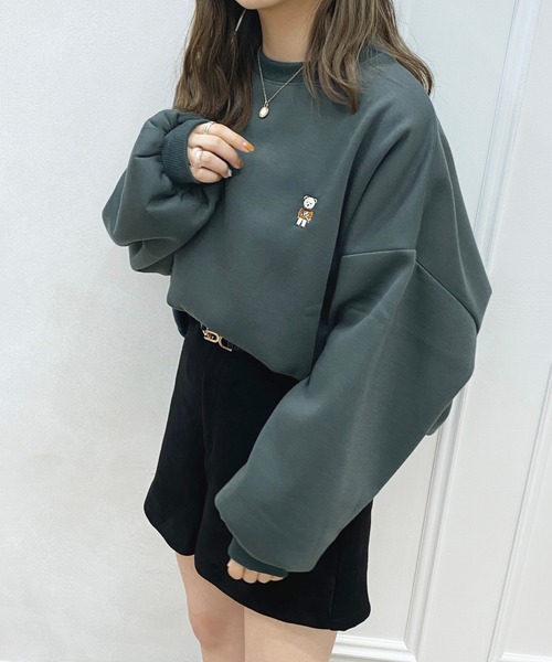 OYクマ刺繍 スウェット くま刺繍スウェット【ZOZOTOWN限定アイテム】(スウェット