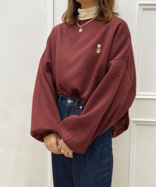 くま刺繍スウェット【ZOZOTOWN限定アイテム】（スウェット