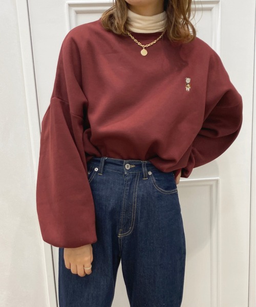 くま刺繍スウェット【ZOZOTOWN限定アイテム】（スウェット