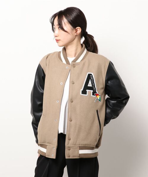 Arnold Palmer（アーノルドパーマー）の「キルト中綿 シェアスタジャン（スタジャン・レディース・キャメル/ライトグレー・LL/L/XS/S/M）」の20枚目の写真