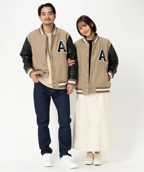 Arnold Palmer（アーノルドパーマー）の「キルト中綿 シェアスタジャン（スタジャン・レディース・キャメル/ライトグレー・LL/L/XS/S/M）」の18枚目の写真