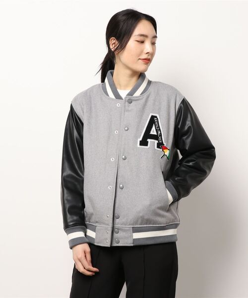 Arnold Palmer（アーノルドパーマー）の「キルト中綿 シェアスタジャン（スタジャン・レディース・キャメル/ライトグレー・LL/L/XS/S/M）」の19枚目の写真