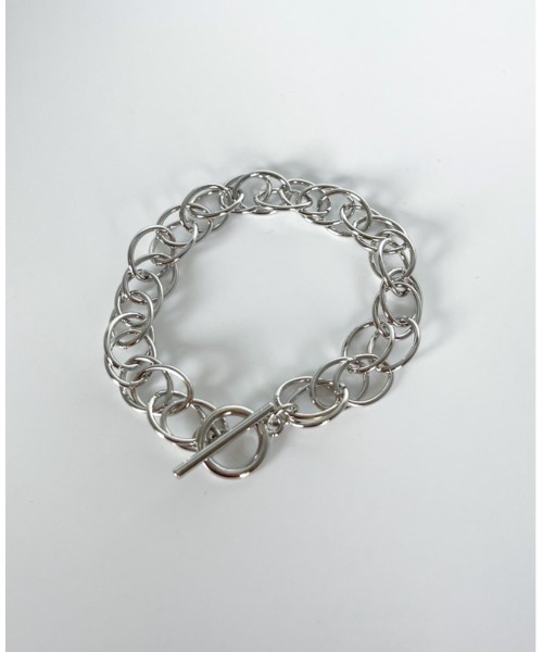 mou（モウ）の「ダブルフープチェーンマンテルブレス（ブレスレット・レディース・シルバー/ゴールド・FREE）」の9枚目の写真