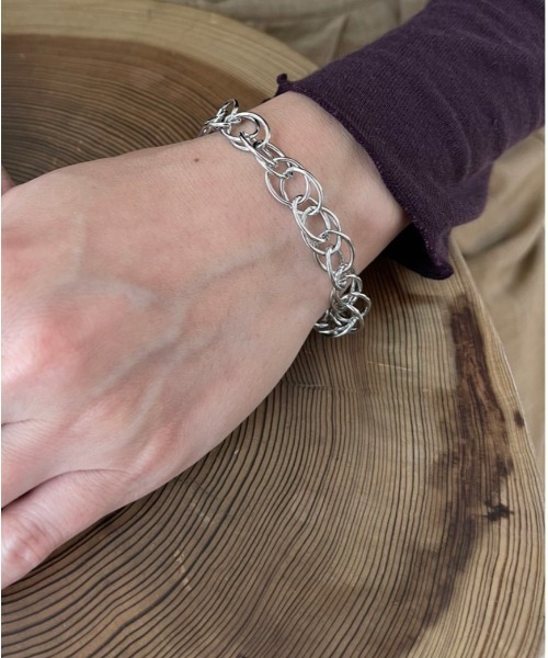 mou（モウ）の「ダブルフープチェーンマンテルブレス（ブレスレット・レディース・シルバー/ゴールド・FREE）」の15枚目の写真