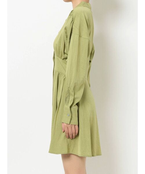 EMODA(エモダ)の「サイドシェイプシャツワンピース(シャツワンピース・レディース・グレー/ブラック/ベージュ・FREE)」の12枚目の写真