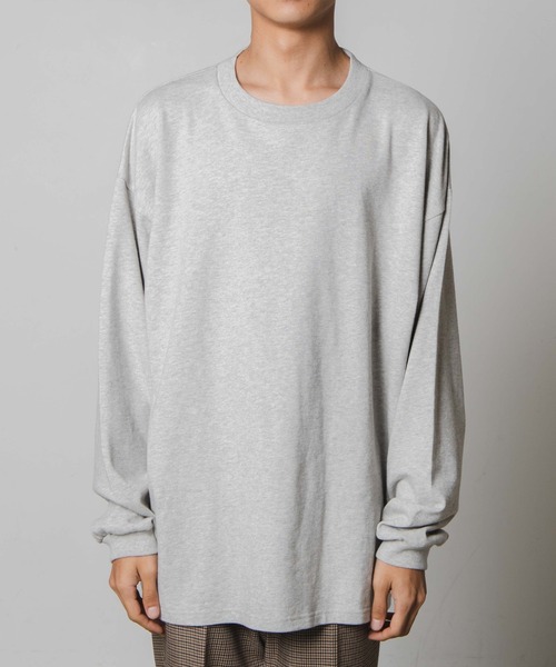WEGO（ウィゴー）の「WEGO/スーパーヘビーウエイトルーズロンT（Tシャツ/カットソー・メンズ・ホワイト/ブラック/グレー系その他・LARGE/MEDIUM）」の19枚目の写真