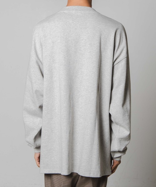 WEGO（ウィゴー）の「WEGO/スーパーヘビーウエイトルーズロンT（Tシャツ/カットソー・メンズ・ホワイト/ブラック/グレー系その他・LARGE/MEDIUM）」の10枚目の写真