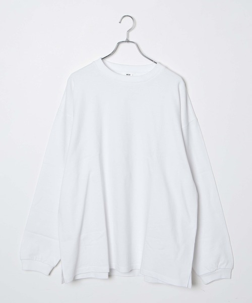 WEGO（ウィゴー）の「WEGO/スーパーヘビーウエイトルーズロンT（Tシャツ/カットソー・メンズ・ホワイト/ブラック/グレー系その他・LARGE/MEDIUM）」の13枚目の写真