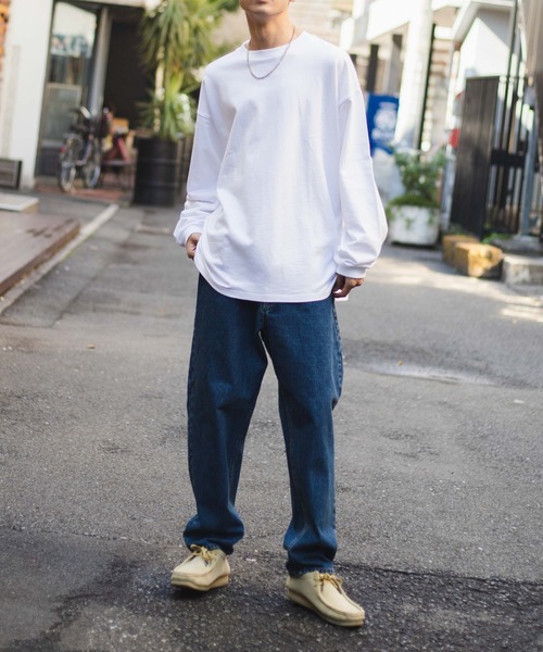 WEGO（ウィゴー）の「WEGO/スーパーヘビーウエイトルーズロンT（Tシャツ/カットソー・メンズ・ホワイト/ブラック/グレー系その他・LARGE/MEDIUM）」の17枚目の写真