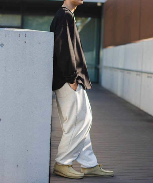 WEGO（ウィゴー）の「WEGO/スーパーヘビーウエイトルーズロンT（Tシャツ/カットソー・メンズ・ホワイト/ブラック/グレー系その他・LARGE/MEDIUM）」の12枚目の写真