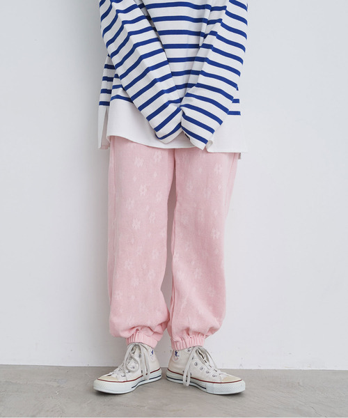 CHILD WOMAN（チャイルドウーマン）の「☆花メッシュジャガード 裾ゴム  