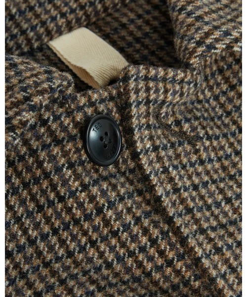 Ted Baker(テッドベーカー)の「REDRUN チェック柄 ベルト付き ウールコート(チェスターコート・メンズ・ライトブラウン・5/3/4/2)」の7枚目の写真