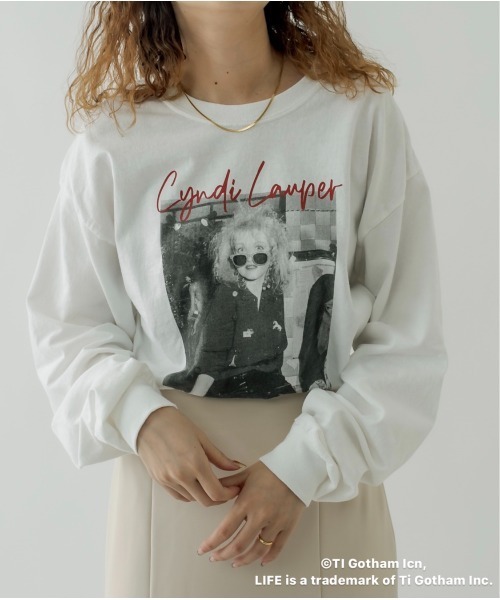 mystic（ミスティック）の「LIFE ロングTシャツ（Tシャツ/カットソー・レディース・ホワイト系その他/ブラック系その他/ホワイト系その他2/ブラック系その他2・FREE）」の9枚目の写真