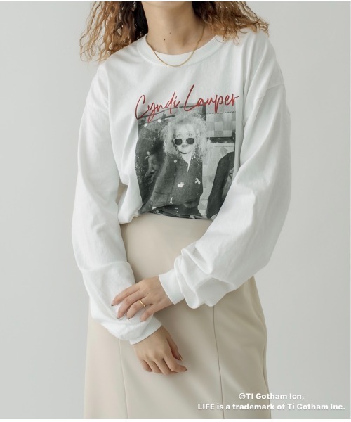 mystic（ミスティック）の「LIFE ロングTシャツ（Tシャツ/カットソー・レディース・ホワイト系その他/ブラック系その他/ホワイト系その他2/ブラック系その他2・FREE）」の10枚目の写真