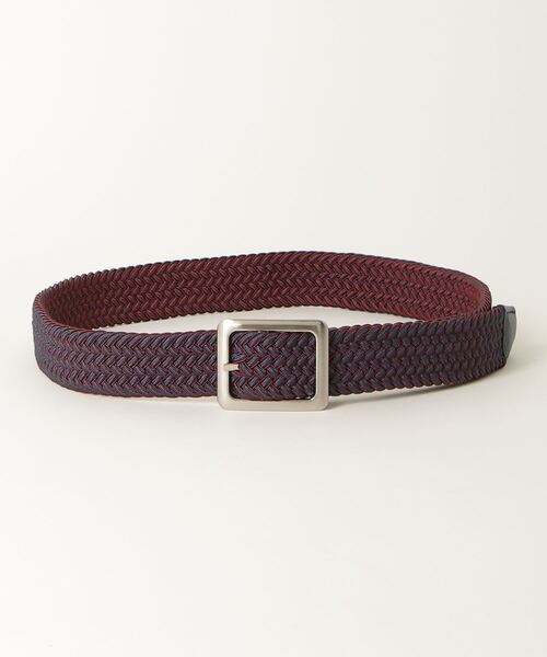 SITRY(シトリー)の「reversible mesh belt/リバーシブル メッシュ ベルト(ベルト・メンズ・ネイビー/ワイン・FREE)」の3枚目の写真