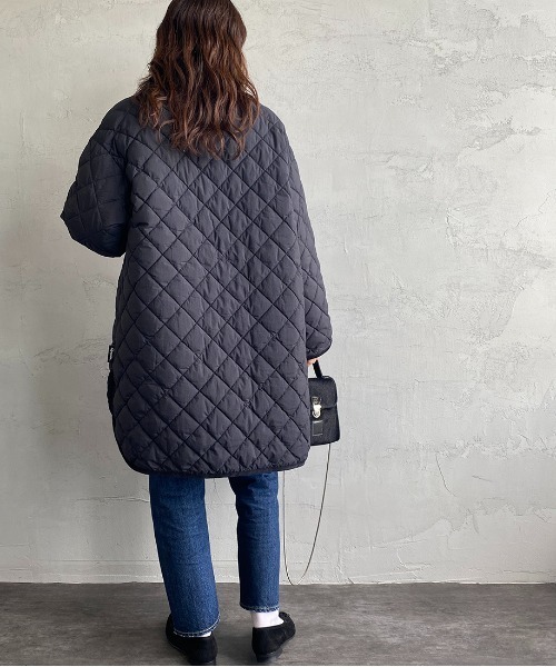 美品✨Gymphlex ジムフレックス　キルティング ダウンコート　ノーカラー 1_000000023921.jpg?1730255318