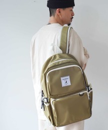 KANGOL（カンゴール）の「【KANGOL/カンゴール】 BIG タグ トリプルジップ バックパック（バックパック/リュック）」