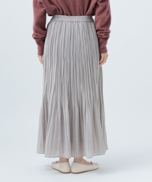 BAYFLOW(ベイフロー)の「プリーツスカート(スカート・レディース・ライトグレー/ブラウン/イエロー/グリーン・SMALL/MEDIUM)」の15枚目の写真