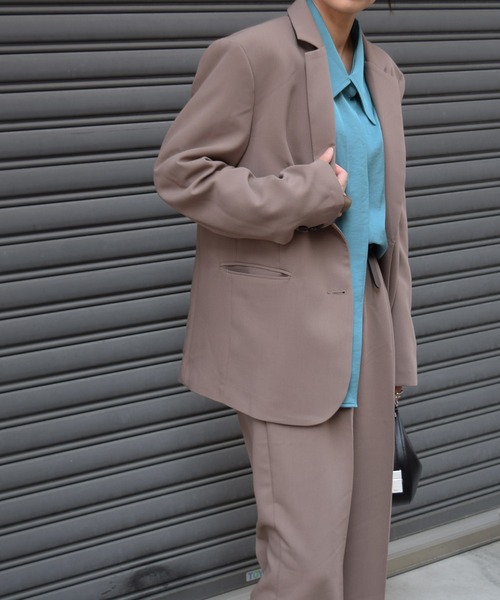 Marient（マリエント）の「モーブテーラードジャケット（テーラードジャケット・レディース・ブラウン/ブラック・FREE）」の6枚目の写真