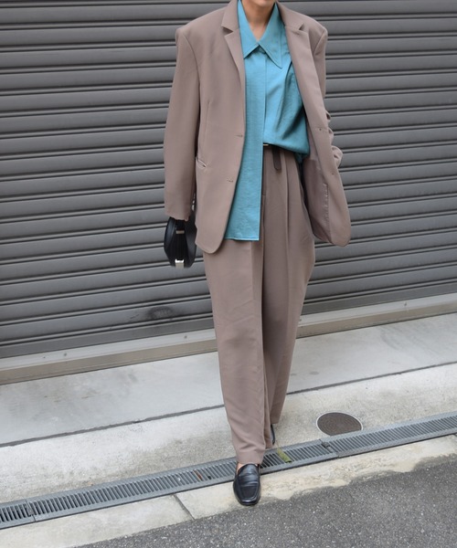 Marient（マリエント）の「モーブテーラードジャケット（テーラードジャケット・レディース・ブラウン/ブラック・FREE）」の7枚目の写真