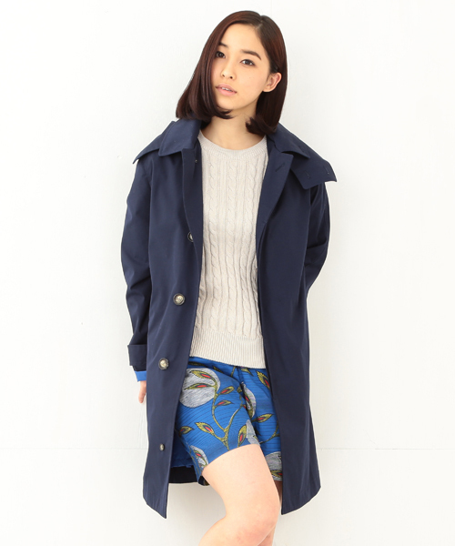 BEAMS BOY（ビームスボーイ）の「●THE NORTH FACE PURPLE LABEL×BEAMS / 別注 デタッチフードステンカラーコート（ステンカラーコート・レディース・ホワイト系その他/ベージュ系その他/ブルー系その他・ONE SIZE）」の3枚目の写真