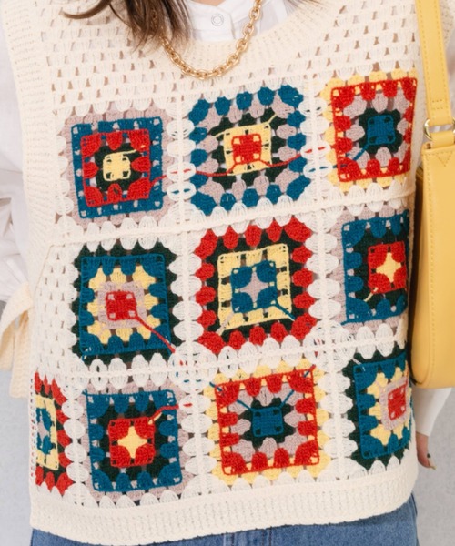 ★medama★A.P.C. TOP PALMYRE クロシェ　ベスト ☆medama☆A.P.C. TOP PALMYRE クロシェ ベスト ☆medama様専用