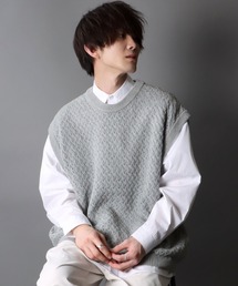 SITRY | Openwork knitting vest/透かし編み ニットベスト(ベスト)