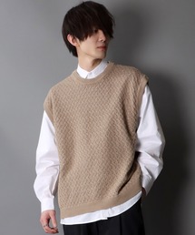 SITRY | Openwork knitting vest/透かし編み ニットベスト(ベスト)