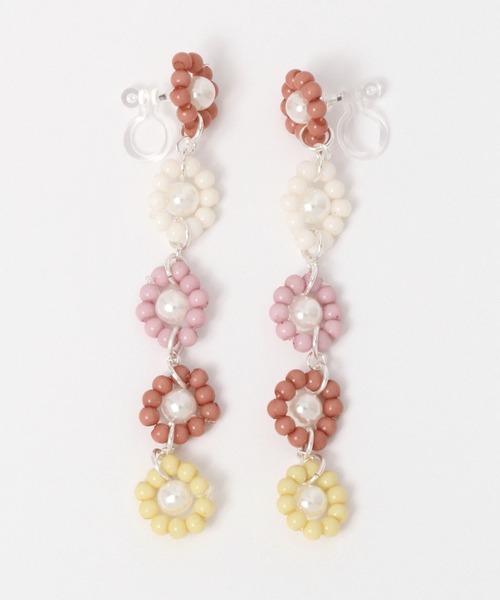 Me%（ミィパーセント）の「カラフルＩラインビーズイヤリング（イヤリング・レディース・ホワイト系その他/グリーン系その他/ピンク系その他・FREE）」の19枚目の写真