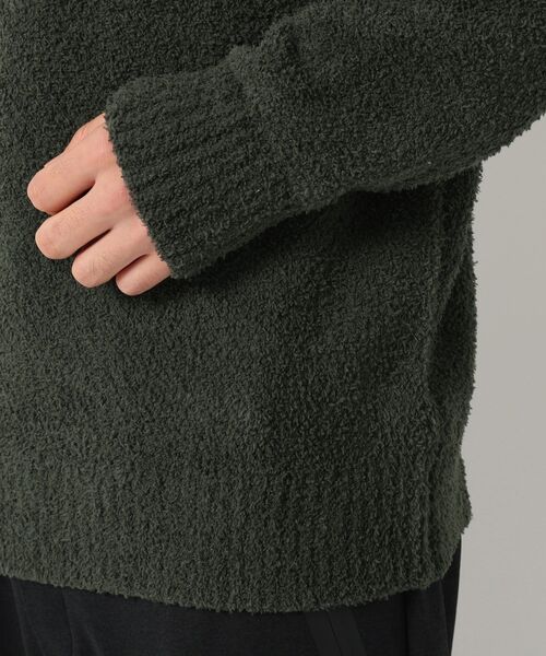 BASECONTROL(ベースコントロール)の「◆フェザーモール モックネックニット(ニット/セーター・メンズ・サックスブルー/グレー系/グレー系その他/グレー/ライトグリーン/ダークグレー/アイボリー・02/04/03)」の12枚目の写真