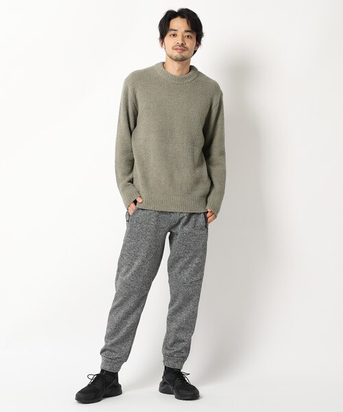 BASECONTROL(ベースコントロール)の「◆フェザーモール モックネックニット(ニット/セーター・メンズ・サックスブルー/グレー系/グレー系その他/グレー/ライトグリーン/ダークグレー/アイボリー・02/04/03)」の22枚目の写真