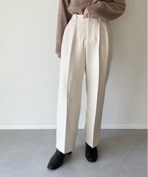 y/m by misato | エステルツイル２タックテーパードパンツ(その他パンツ)