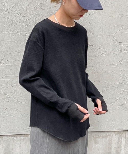 feepur（フェピュール）の「コットンサーマルロンT（Tシャツ