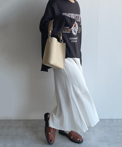 w closet（ダブルクローゼット）の「【SETUP対応】切替マーメイドスカート（スカート・レディース・イエロー/グリーン/オフホワイト・FREE）」の12枚目の写真