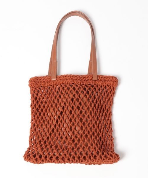 LOWRYS FARM(ローリーズファーム)の「マクラメキンチャクツキトート 260692(トートバッグ・レディース・アイボリー/ブラック/ブルー/レッド・FREE)」の7枚目の写真