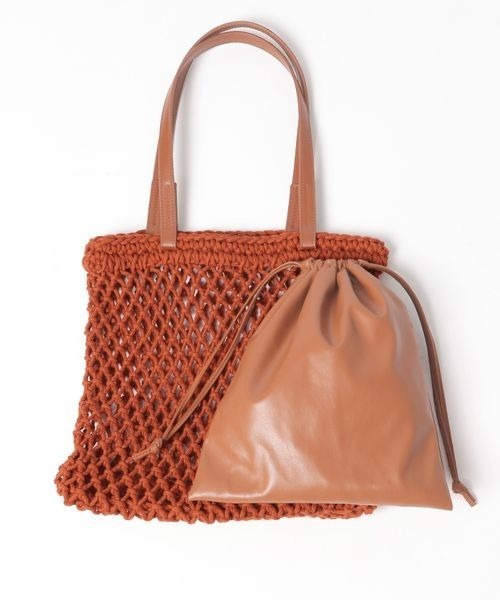 LOWRYS FARM(ローリーズファーム)の「マクラメキンチャクツキトート 260692(トートバッグ・レディース・アイボリー/ブラック/ブルー/レッド・FREE)」の22枚目の写真