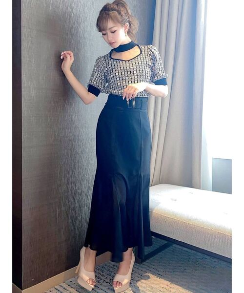 RESEXXY（リゼクシー）の「シアーマーメイドスカート（スカート・レディース・ブラック/グリーン/ベージュ・FREE）」の15枚目の写真