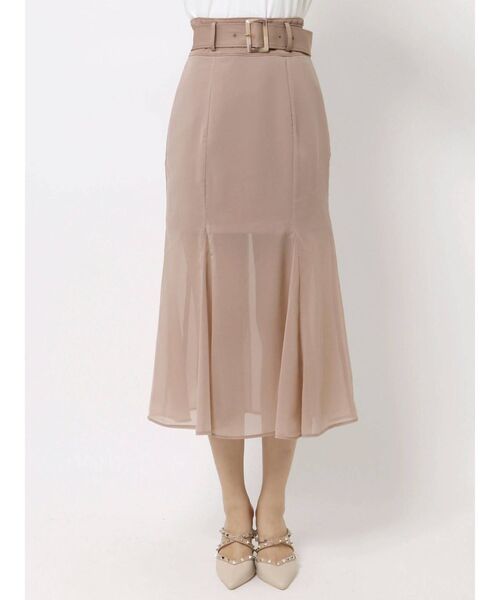 RESEXXY（リゼクシー）の「シアーマーメイドスカート（スカート・レディース・ブラック/グリーン/ベージュ・FREE）」の19枚目の写真