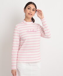 adabat（アダバット）の「◆【日本製】ボーダー長袖シャツ UVカット S・LLサイズ展開あり（Tシャツ/カットソー）」