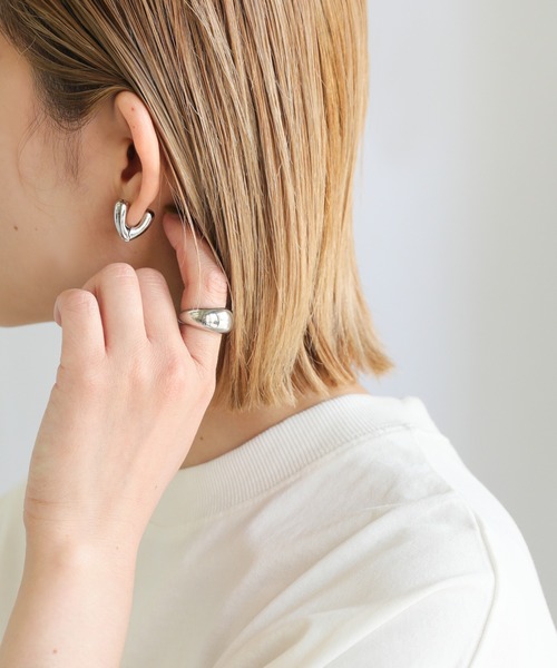 select MOCA（セレクトモカ）の「Vシェイプピアス（ピアス（両耳用）・レディース・シルバー/ゴールド・FREE）」の10枚目の写真