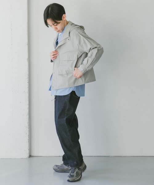 『42サイズ/WEB限定』コットンナイロンクロスカラーマウンテンパーカー